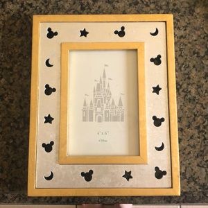 Gold and Silver Mickey Mouse Disney Picture Frame